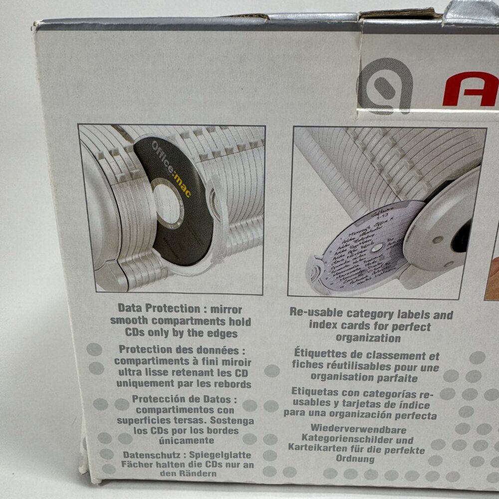 Atlantic CD DVD Storage Organizer Pod Holder Holds 60 - Picture 4 of 4